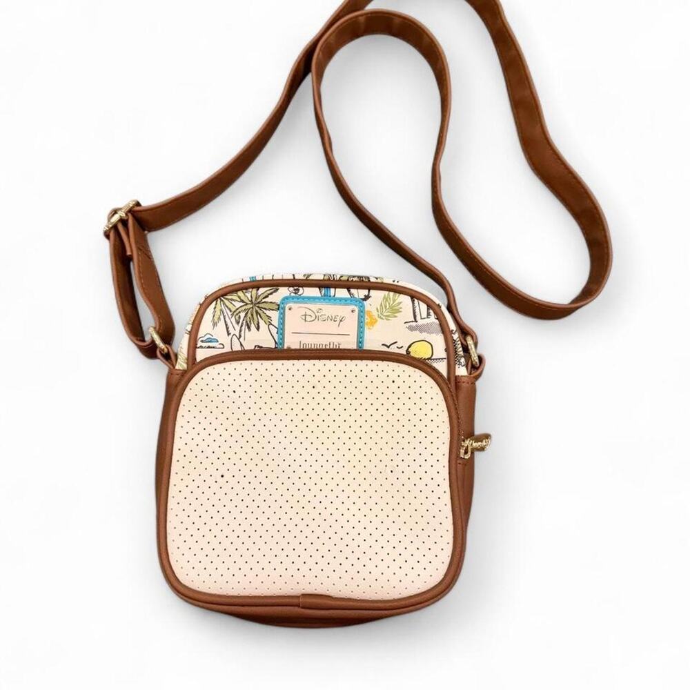 Loungefly Disney Lilo & Stitch Pin Collector Crossbody Bag